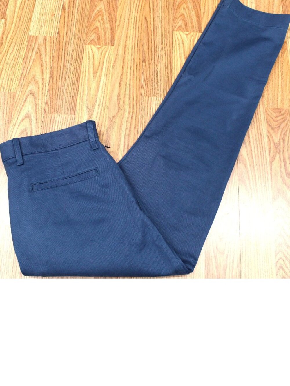 30x30 J.CREW SLIM FIT COTTON/POLY/SPANDEX PANTS DARK BLUE Sz 30W x 30L